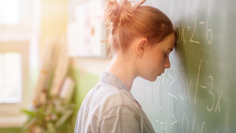 Picture of a person experiencing autistic burnout